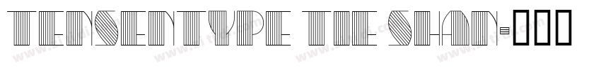 Tensentype Tie Shan字体转换